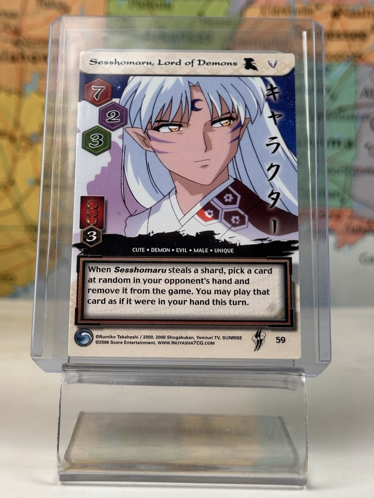 SHIPS SAME DAY Sesshomaru, Lord of Demons #59 InuYasha TCG Trading Card Game