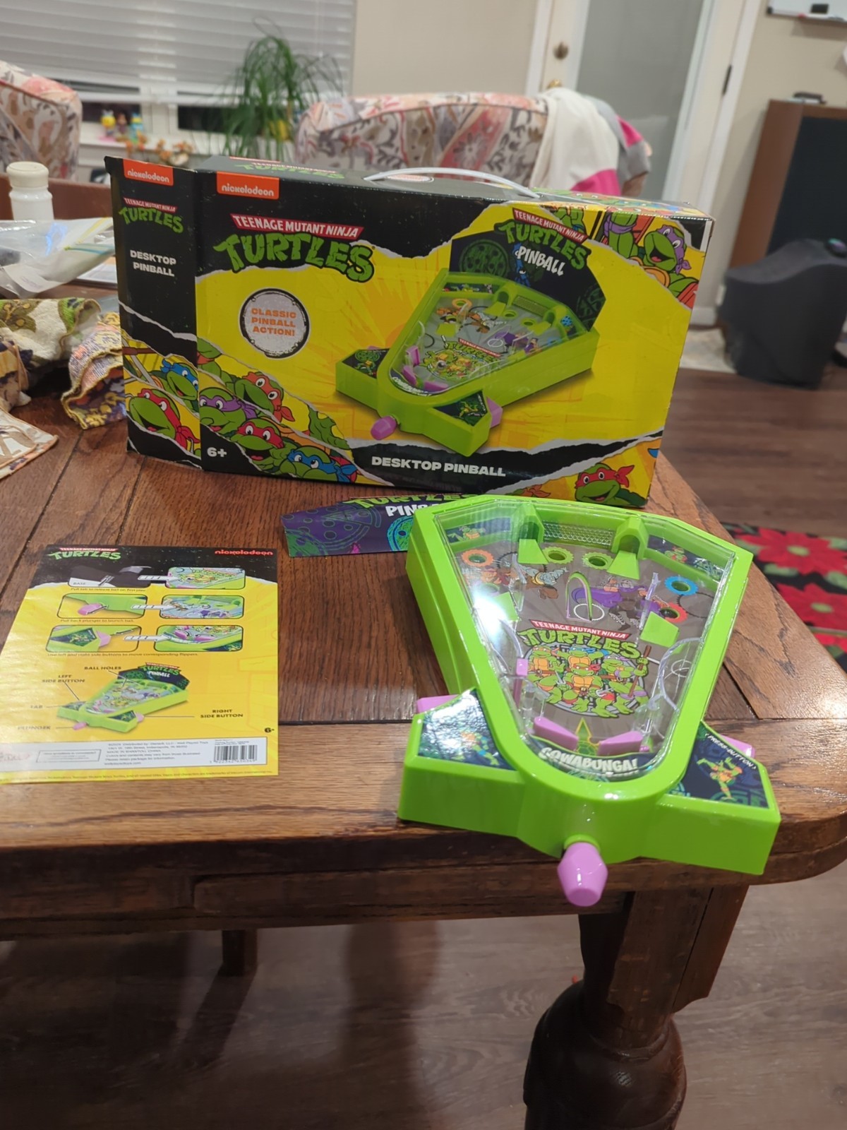 Teenage Mutant Ninja Turtles Desktop Pinball Set
