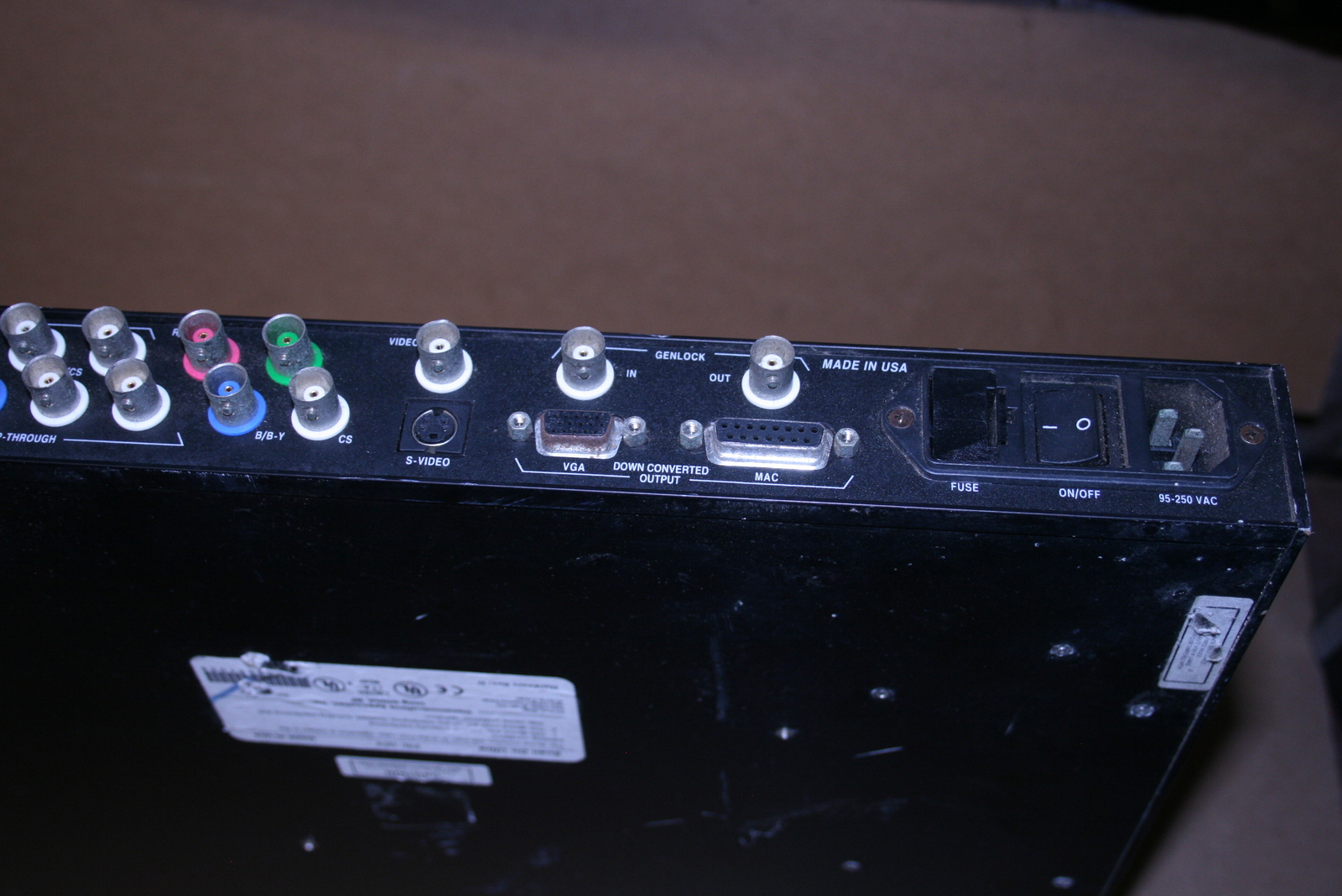 COMMUNICATION SPECIALTIES SCAN DO ULTRA VIDEO PROCESSING CONTROLLER,CL