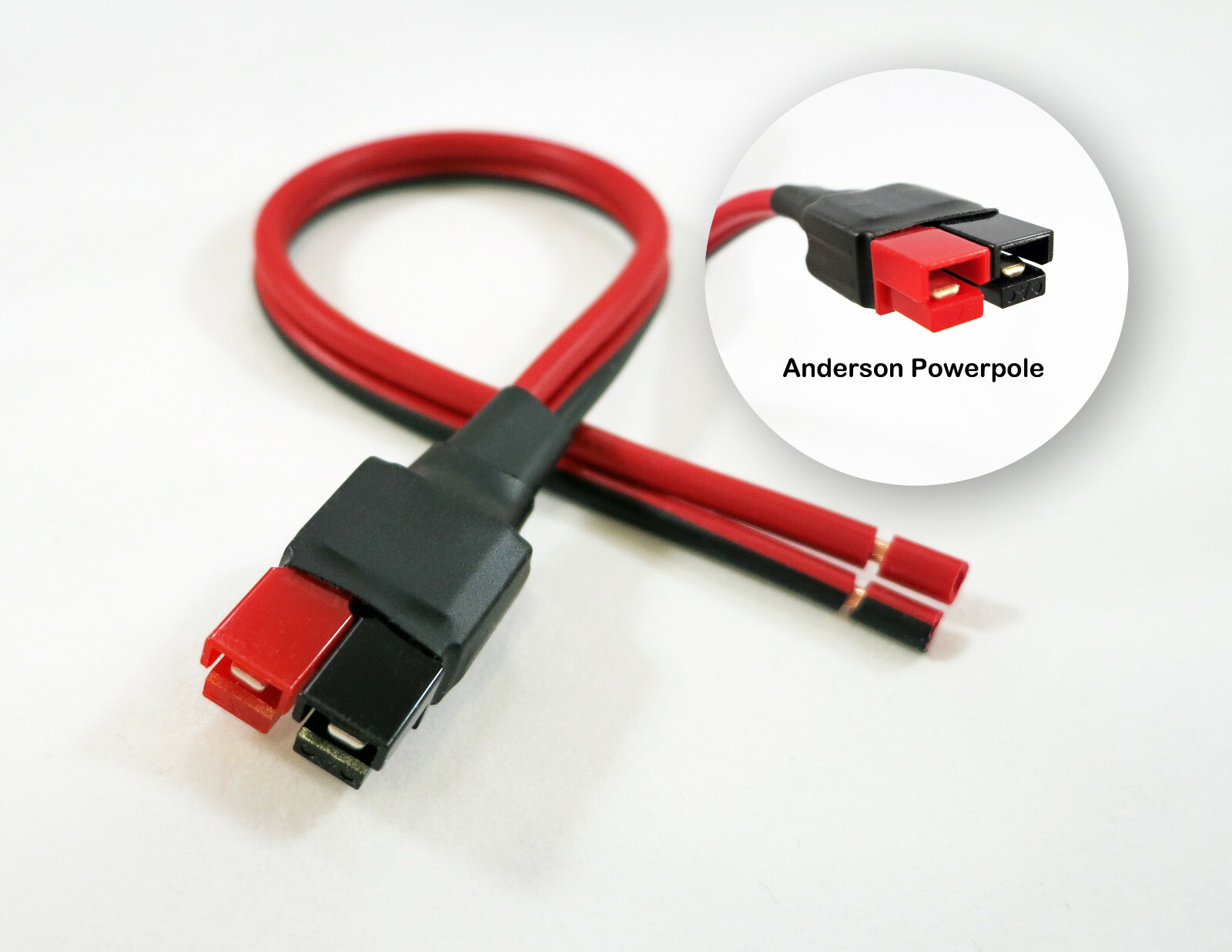 9" inch 45A Assembled Pigtail Lead fits ANDERSON POWERPOLE Sermos 12AWG