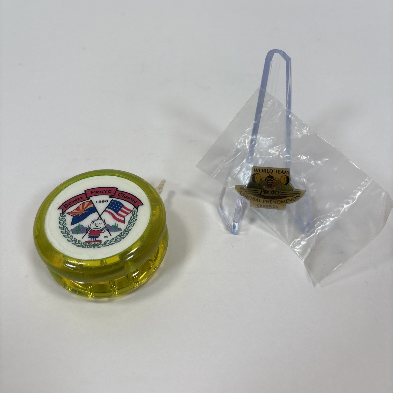 Protocol Desert Classic 1998 Yo-yo & Sealed World Team Champion Pin