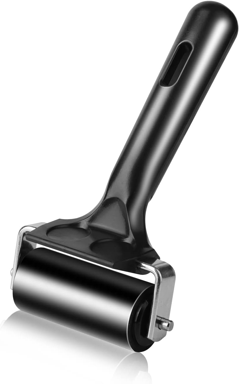 2.2 Inch Rubber Roller Tool, Rubber Brayer Roller for Printmaking by