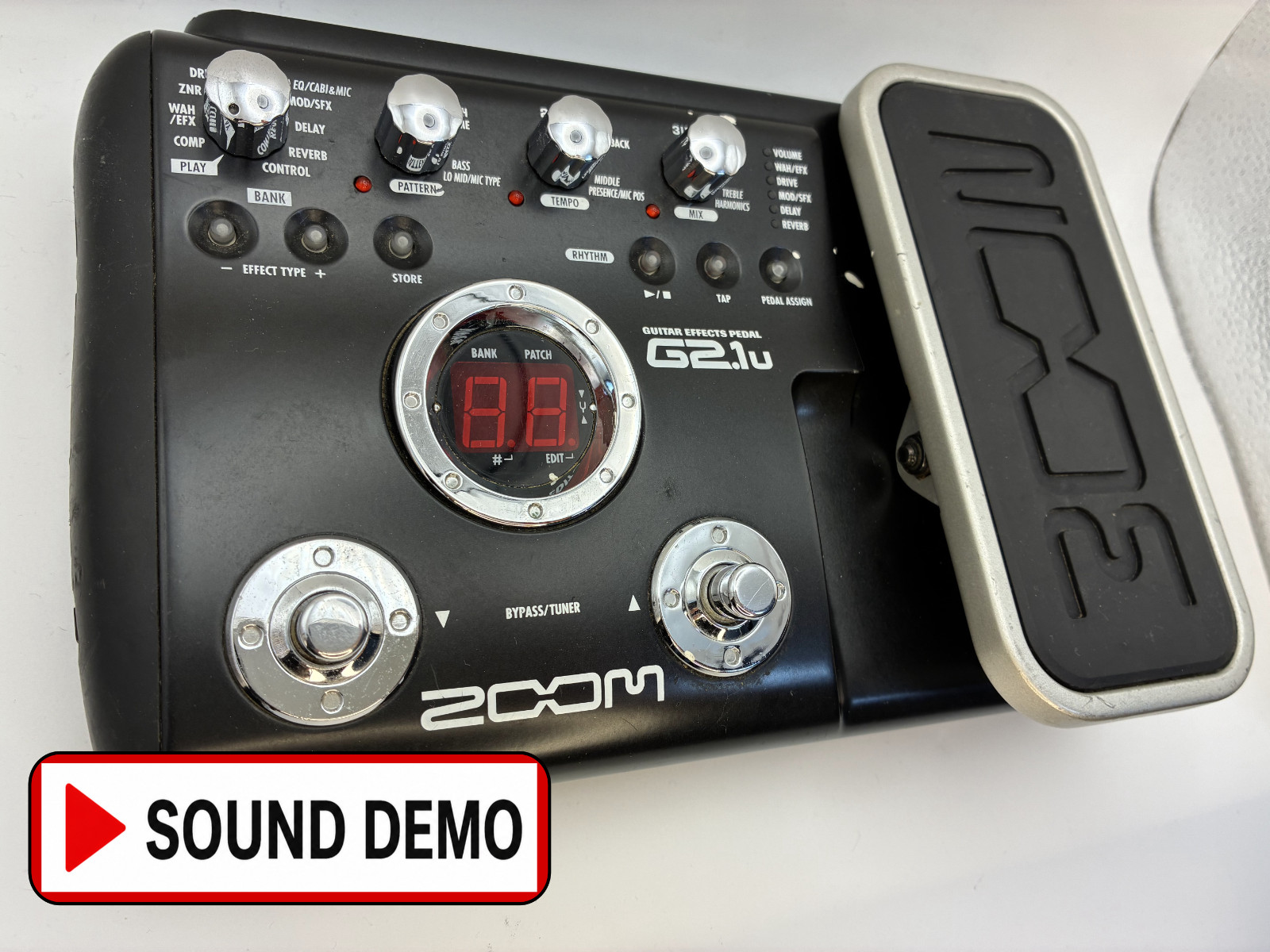 ZOOM G2.1u Guitar Multi Effects Processor Tested w/ Demo Made in China
