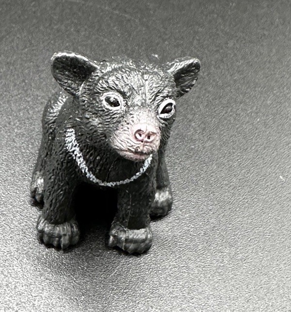 YOWIE Asian Black Bear Australian Collectible Mini Figurine Baby Animals Series