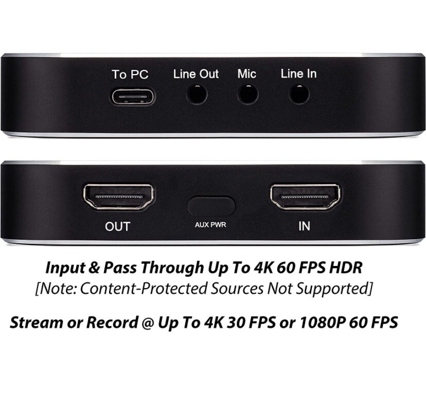ClearClick 4K HD Video Capture Box Ultimate (USB Edition) Record & Live Stream