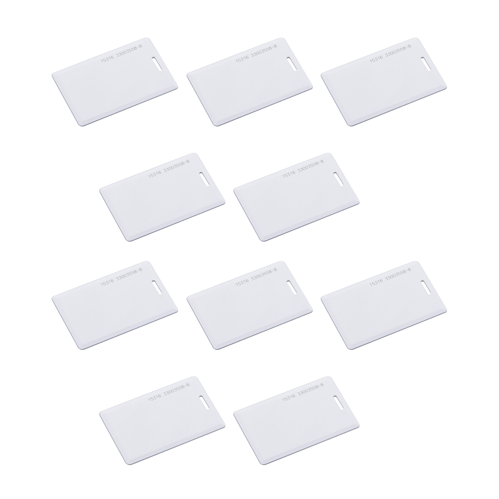 10x 1.8mm Clamshell Security Card HID ProxCard II Proximity Access Control Card