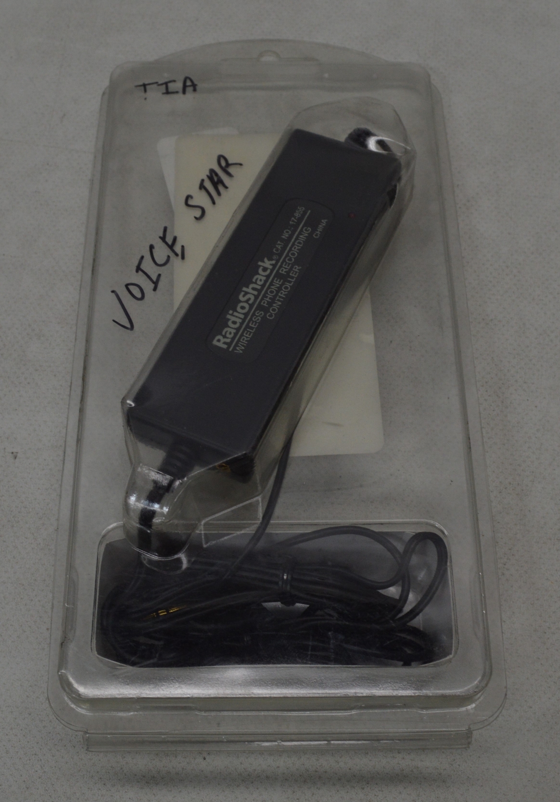 RadioShack Wireless Phone Recording Controller CAT NO 17-1855