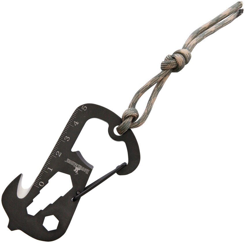 Rough Rider Packmaster Black Stainless Carabiner Multi-Tool RR1539