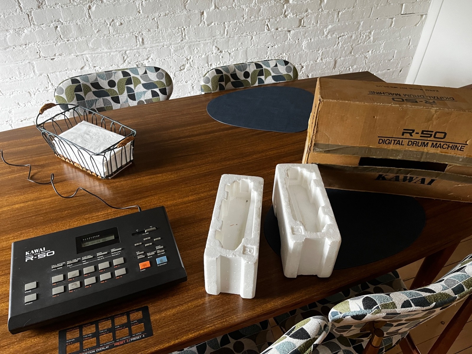KAWAI R-50 Digital Drum Machine Rhythm Machine