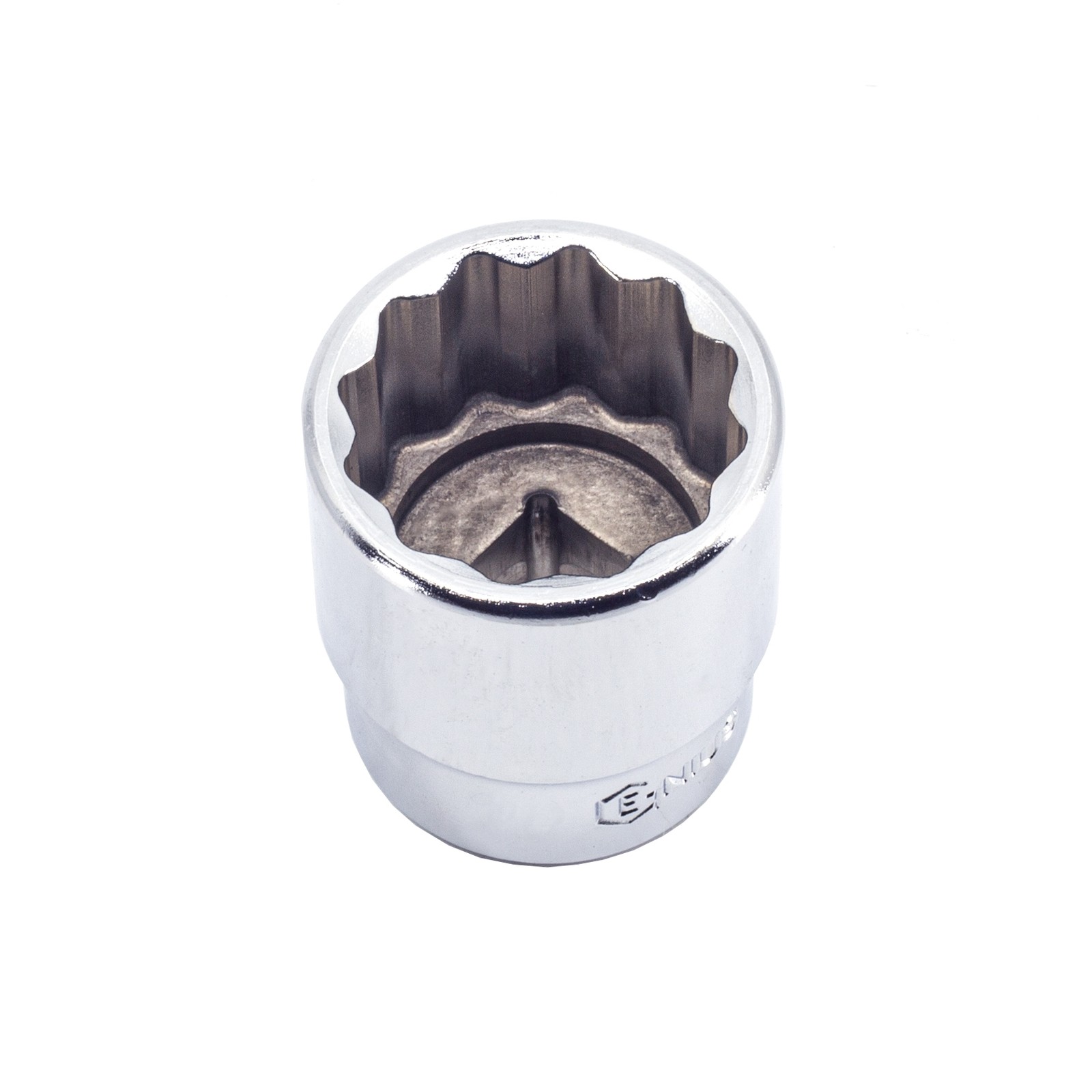 Genius Tools 1/2" Dr. 10mm Hand Socket (12-Point) - 433810