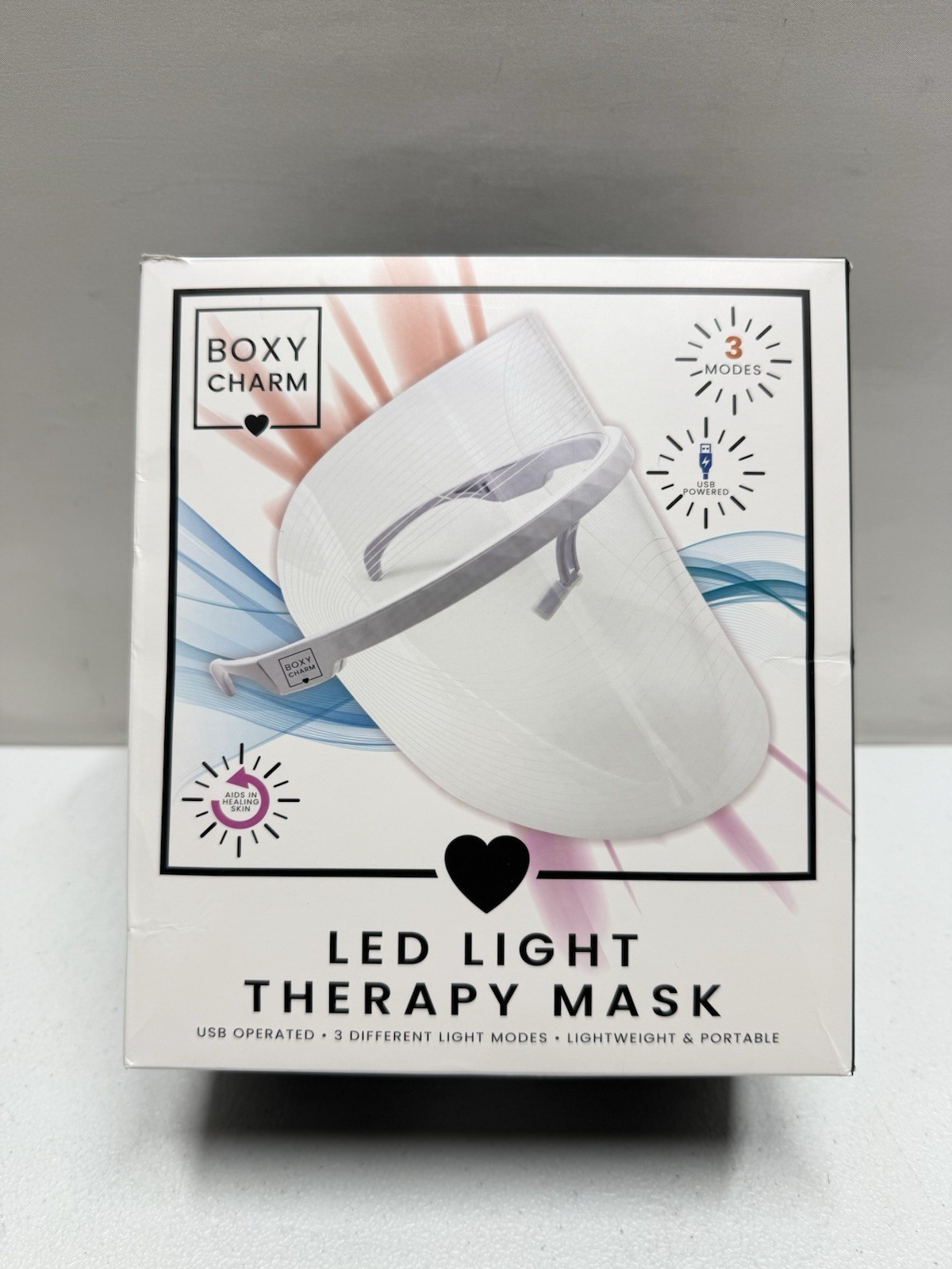 LED Anti-Aging Light Therapy Mask -White BoxyCharm New In Original Box
