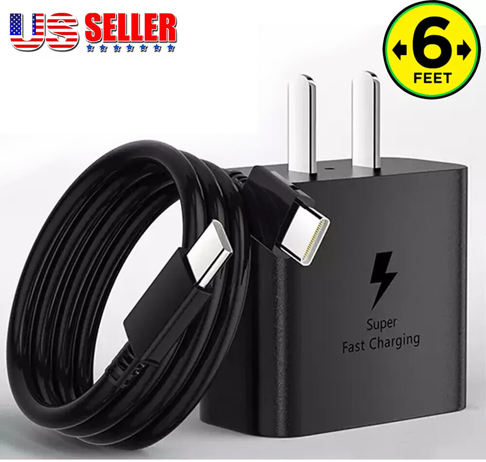45W Super Fast Charging Block Type C Wall Charger For Samsung S26 S25 S24 S23 US