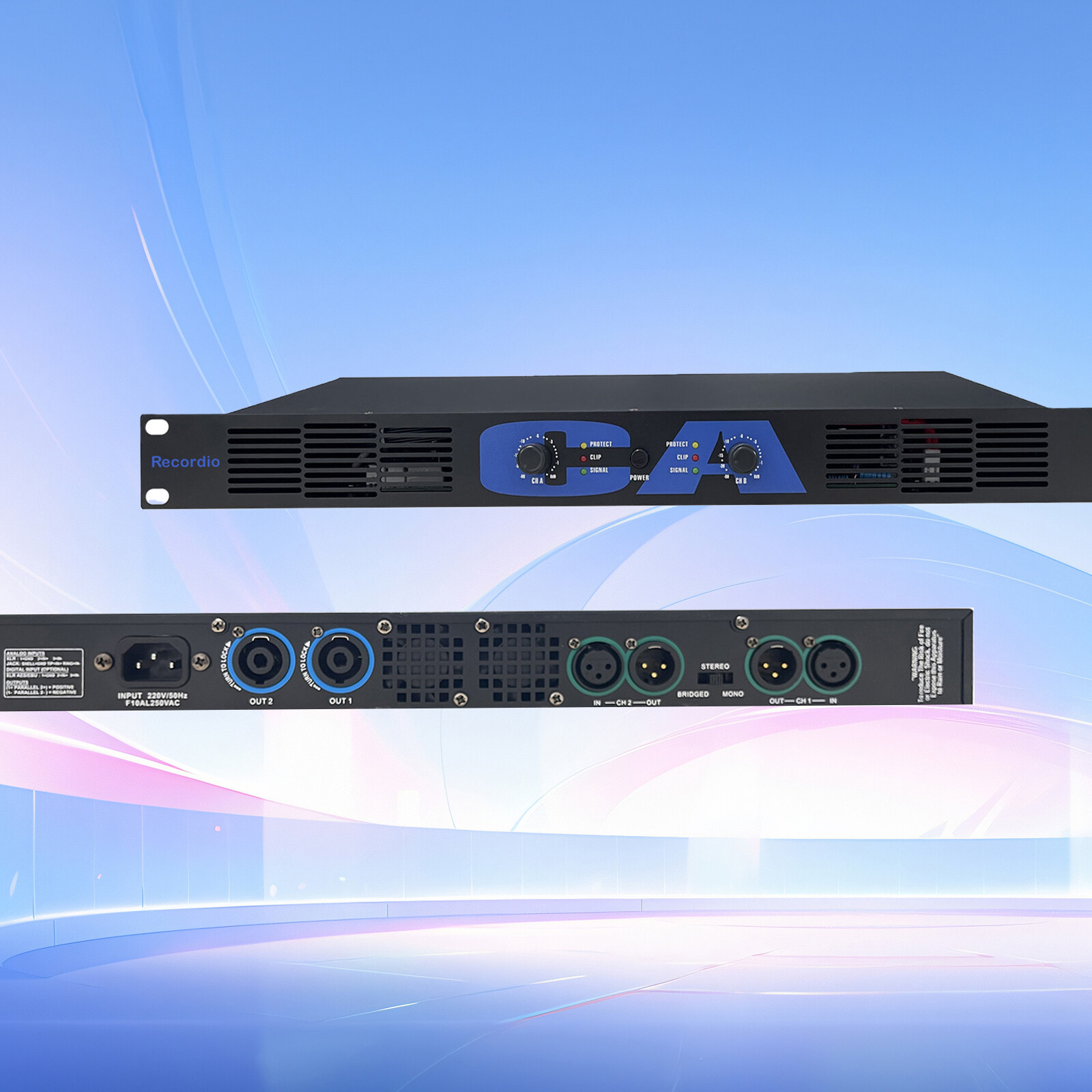 CA-450 2 Channel Digital Power Amplifier 2x900watt Class-D Bridge Function 1802G