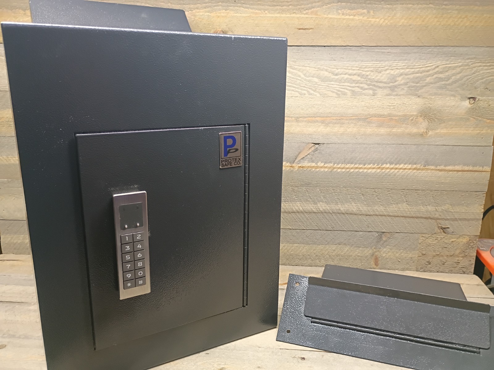 Protex WDC-160E II Wall/Door Through Drop Box, Keyless Drop Box, Cash Box