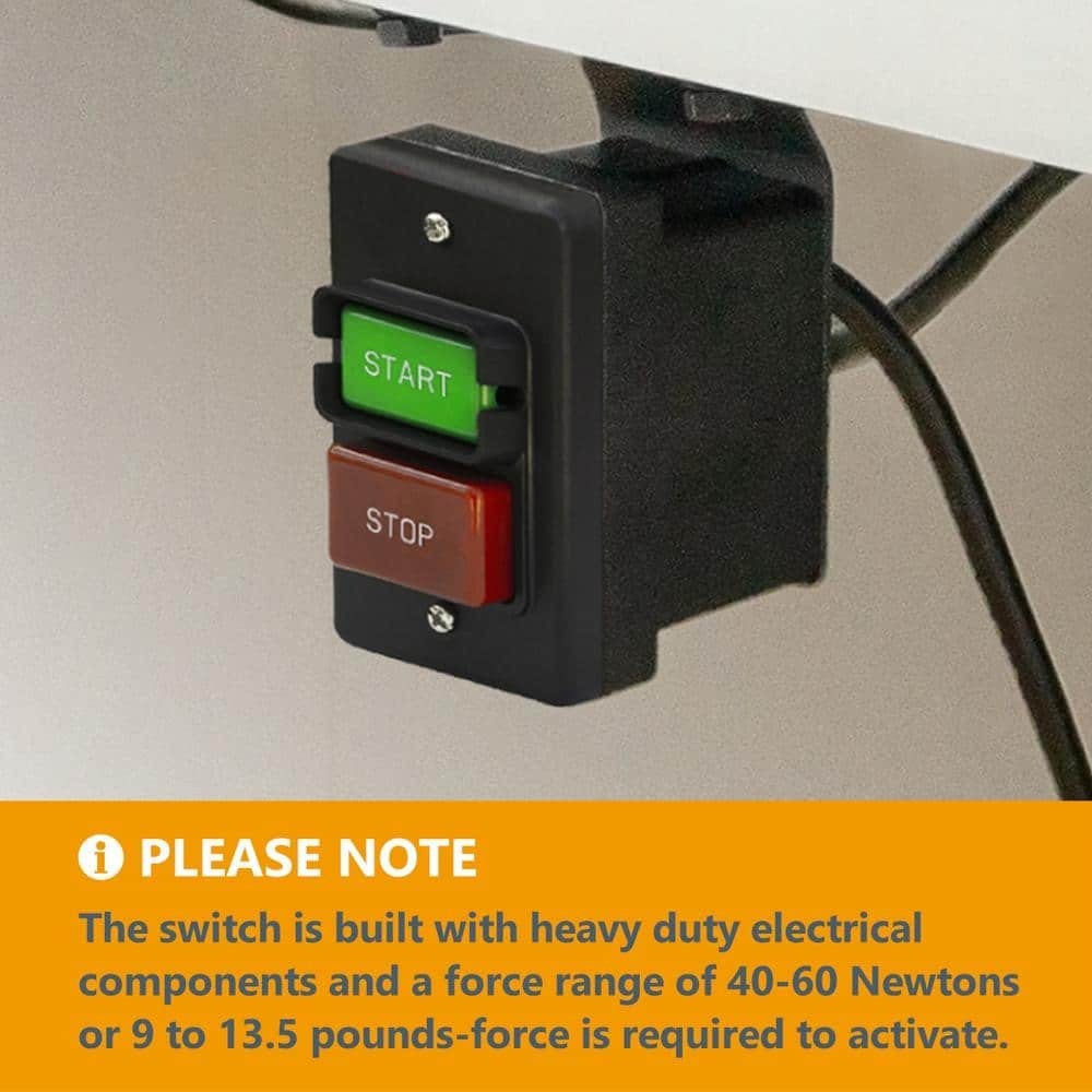 110/220V Single Phase On/Off Switch 2HP @120V / 3HP @230V Safety Push Button