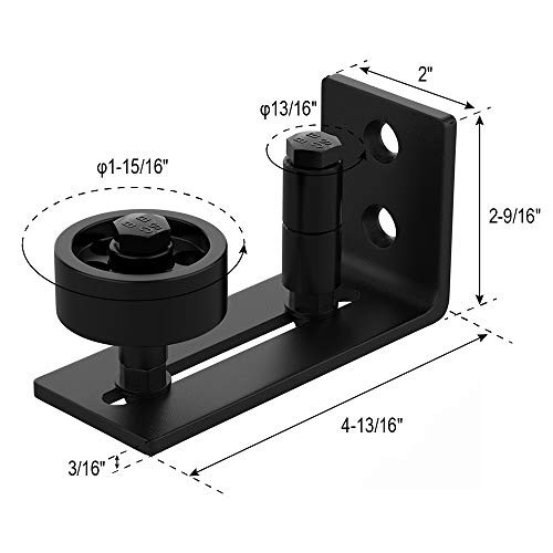 Sliding Barn Door Floor Guide Wall Mounted Hardware for Flush Bottom 1