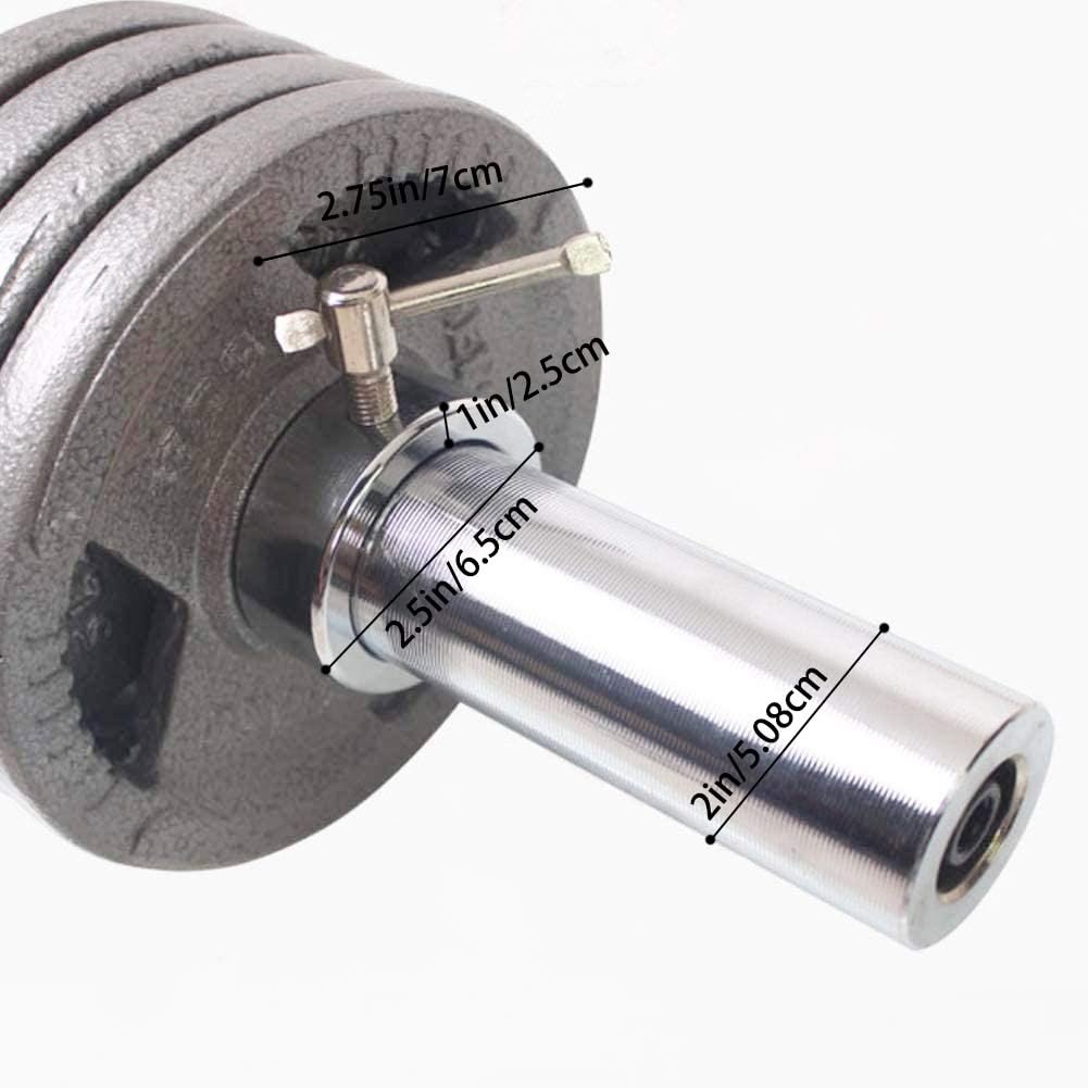 Fox Claw Olympic Barbell Collar for 2" Bar, Clamp Silver
