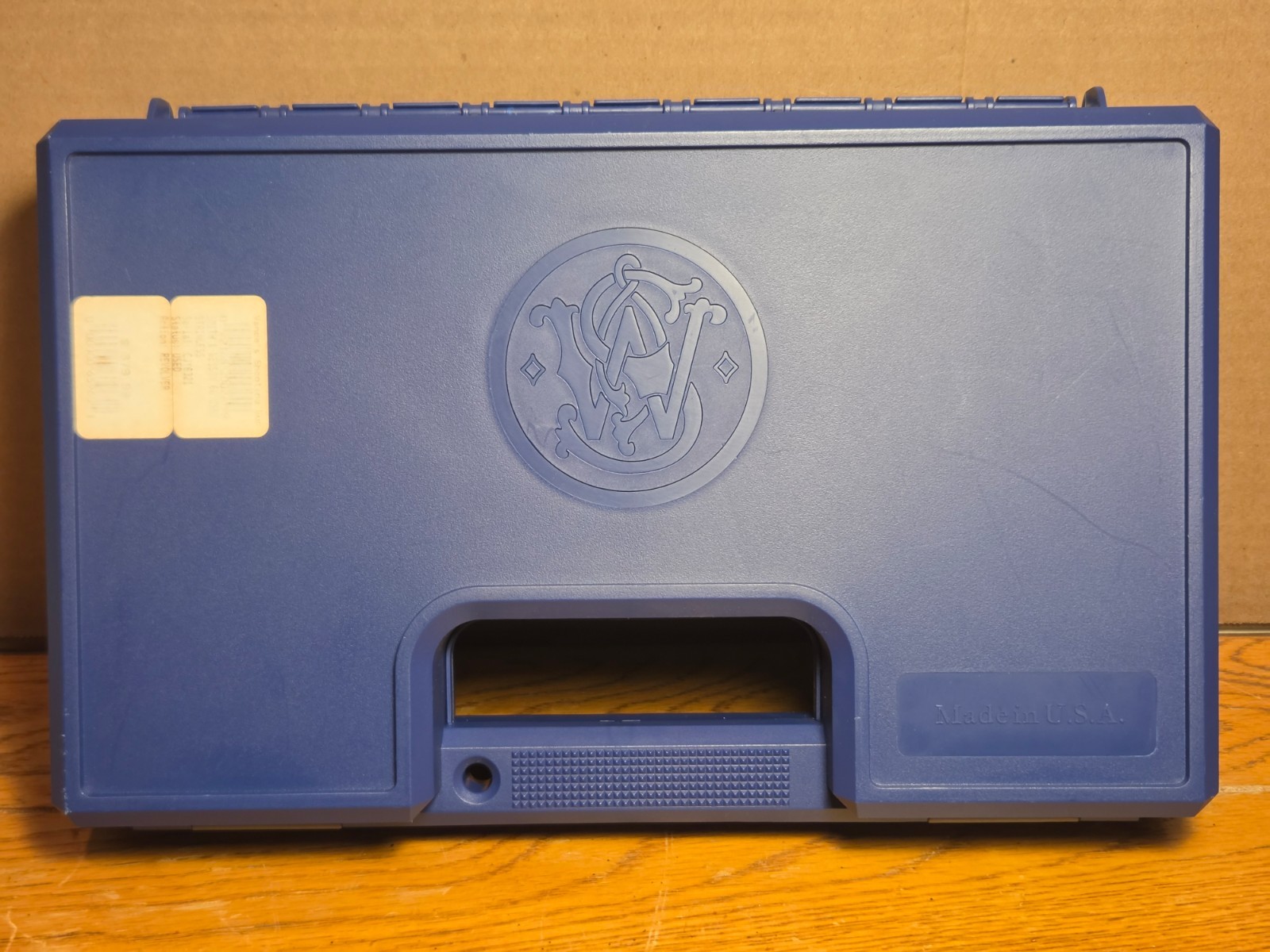 Smith & Wesson .357 Revolver Plastic Pistol Case With Lock.