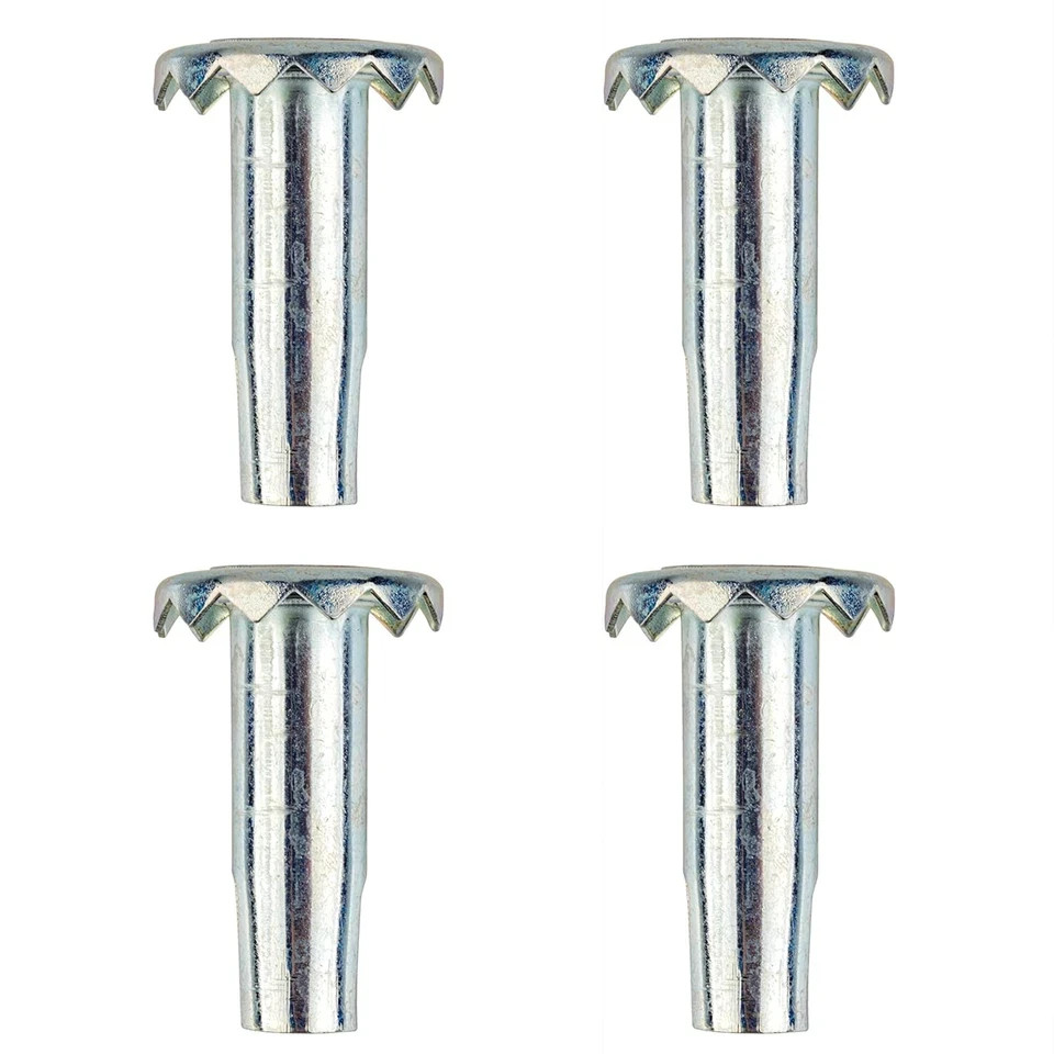 Grip Ring Socket Insert for Wood Casters | Pack of 4 | Hole Diameter: 5/16" | Sw