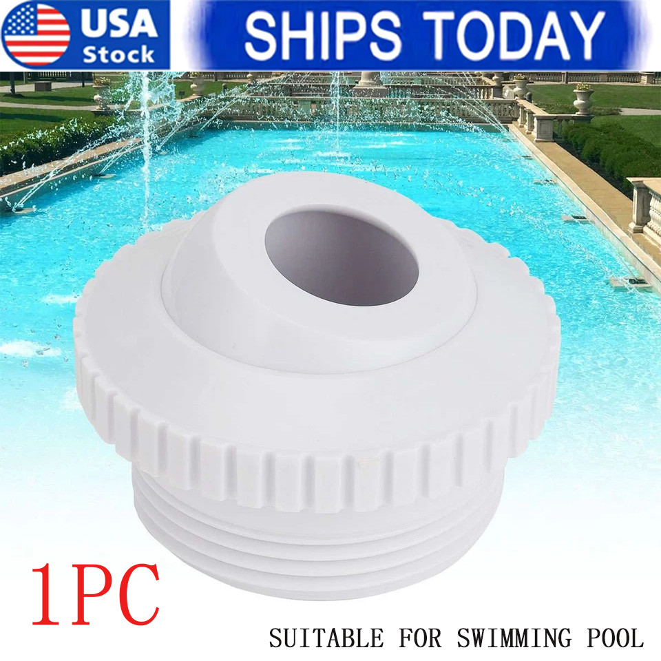 1Pc Universal Swimming Pool Nozzle Pool Spout Fitting Spa 180° Return Jet Nozzle