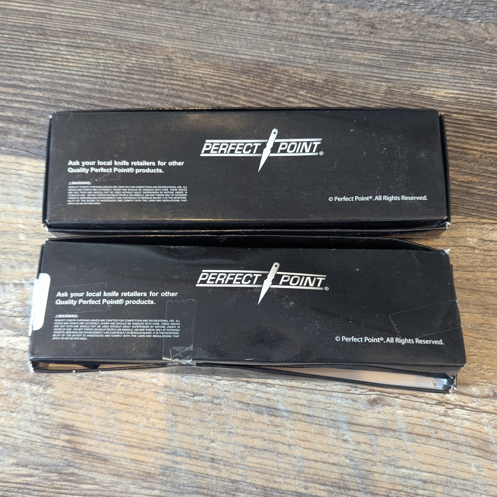 New 2 Boxes Point RC5953 Thunder Bolt Throwing Knife Set 6 Total Knives