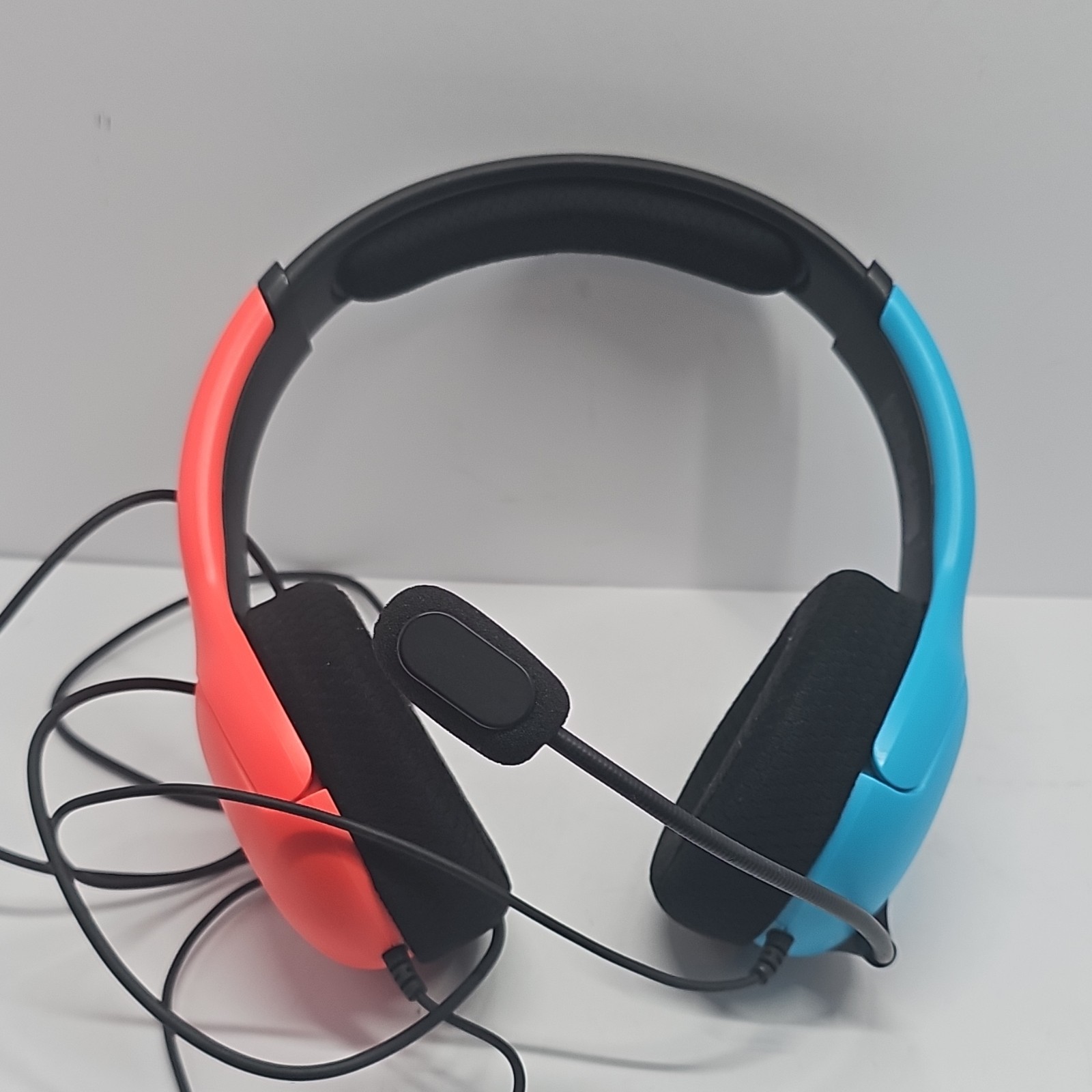 PDP AirLite Wired Headset for Nintendo Switch 3.5mm Boom Mic Red Blue Black