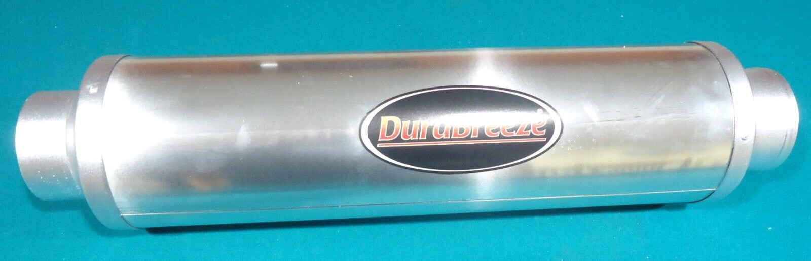 DURABREEZE 4"  duct muffler. NEW. Internal Glass fiber. Alumimum housing.  85%