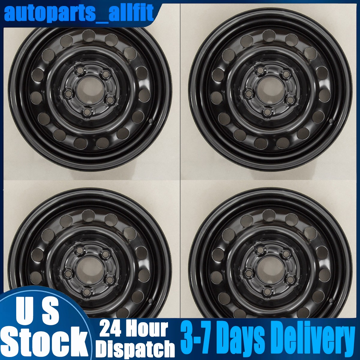 Set of 4 15'' Replacement Wheel For Nissan NV200 2013-2021 15Inch Steel Rim US