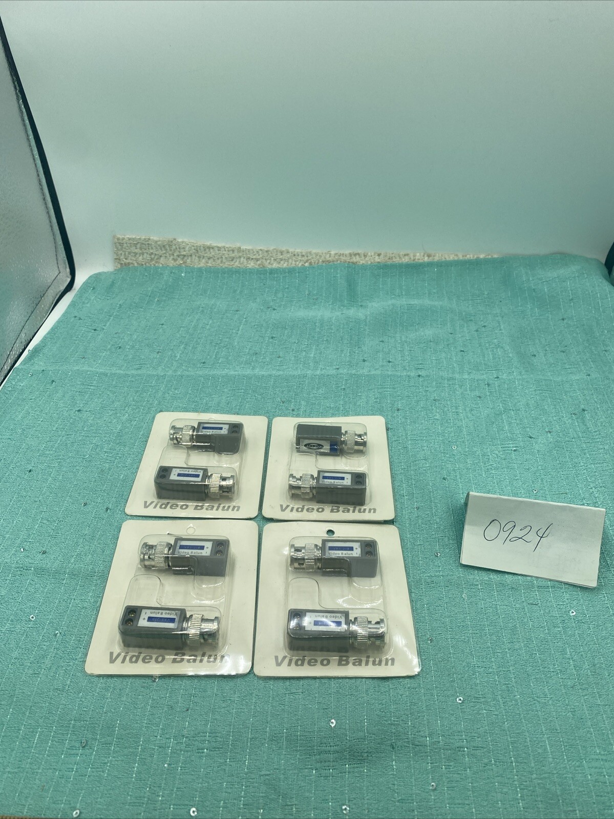 8 PCs  Camera CCTV BNC CAT5 Video Balun Transceiver Adapters MOD #AP VBS-21B
