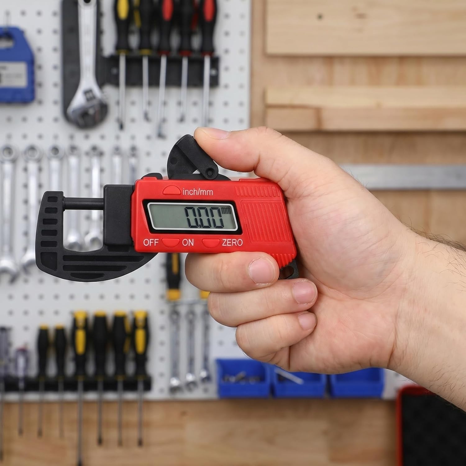 2pcs Thickness Gauge Caliper Micrometer Thickness Micrometer Measurement Tool...