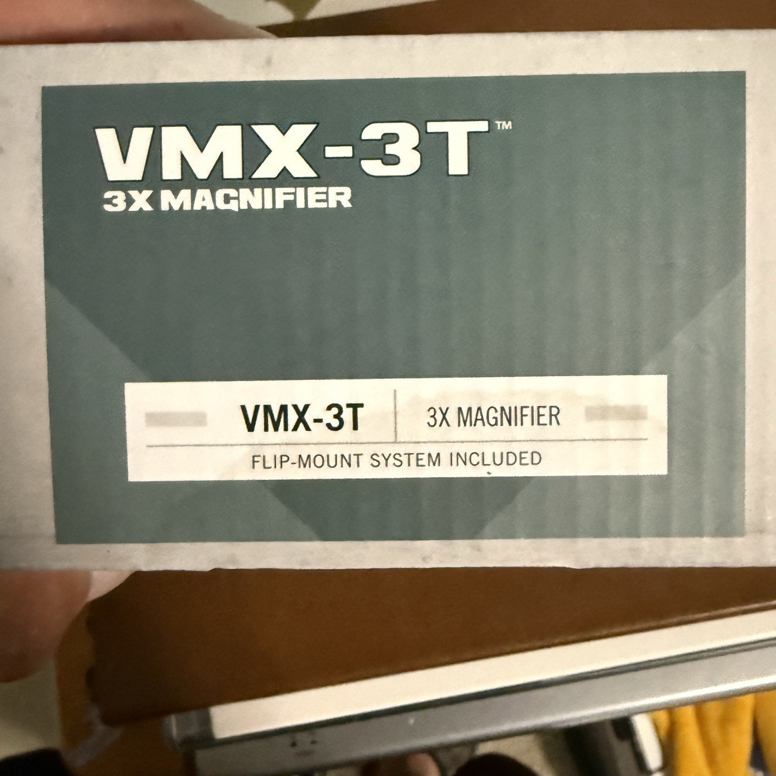 Vortex VMX-3T 3x Magnifier with Flip-Mount System Mounted Optic