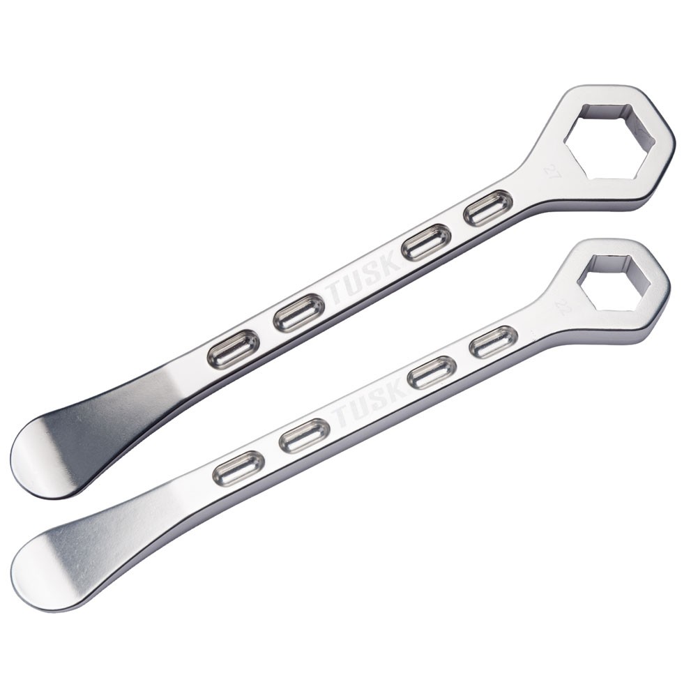 Tusk Aluminum Tire Iron Kit with 22mm and 27mm Axle Wrench For Yamaha YZ400F