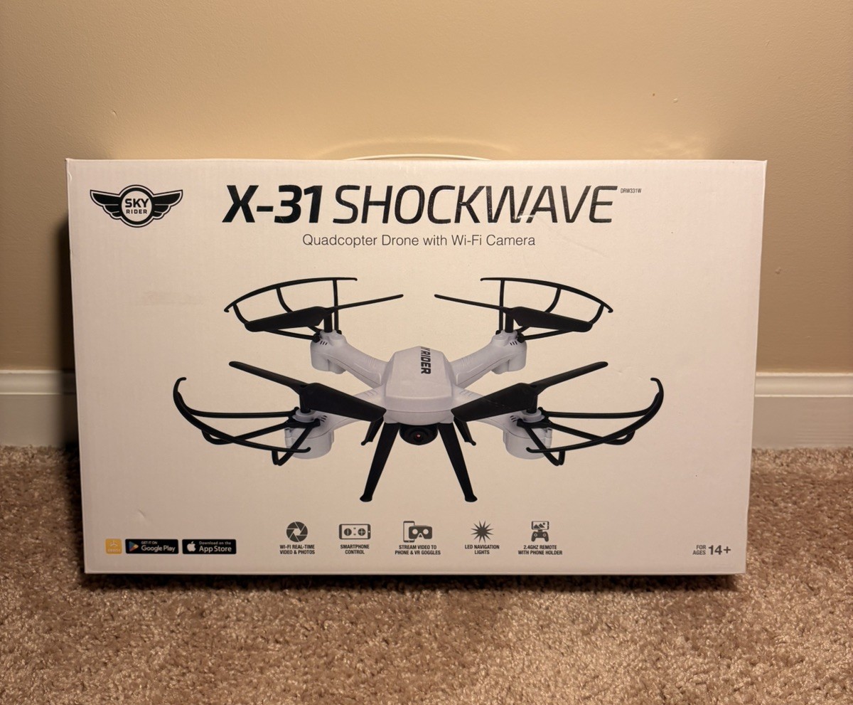 X-31 Shockwave DRW331W Quadcopter Drone with WiFi Camera