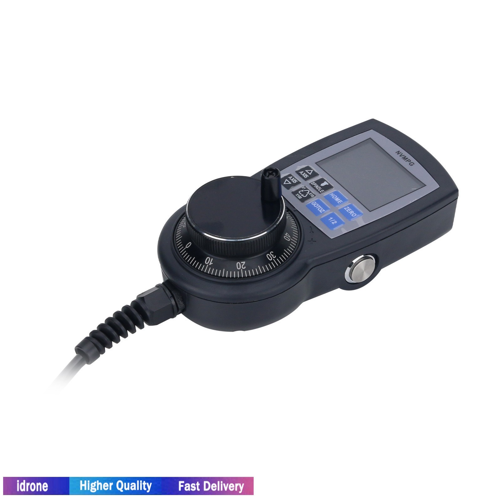 NVMPG CNC Handwheel 6-Axis MPG Manual Pulse Generator High Performance + Display