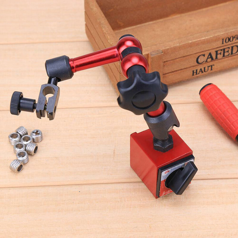 Test Indicator Tool Universal Flexible Magnetic Metal Base Holder Stand Dial