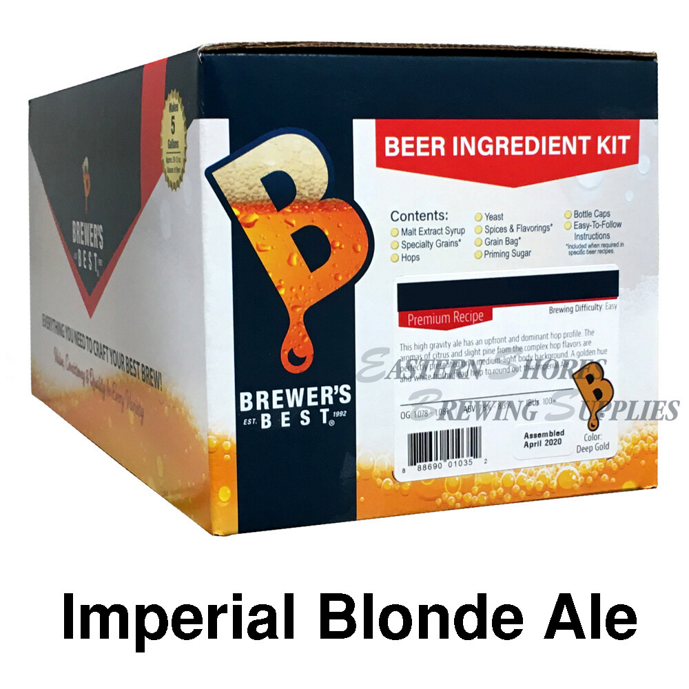 Imperial Blonde Ale - Brewer's Best 5 Gallon Beer Ingredient Kit