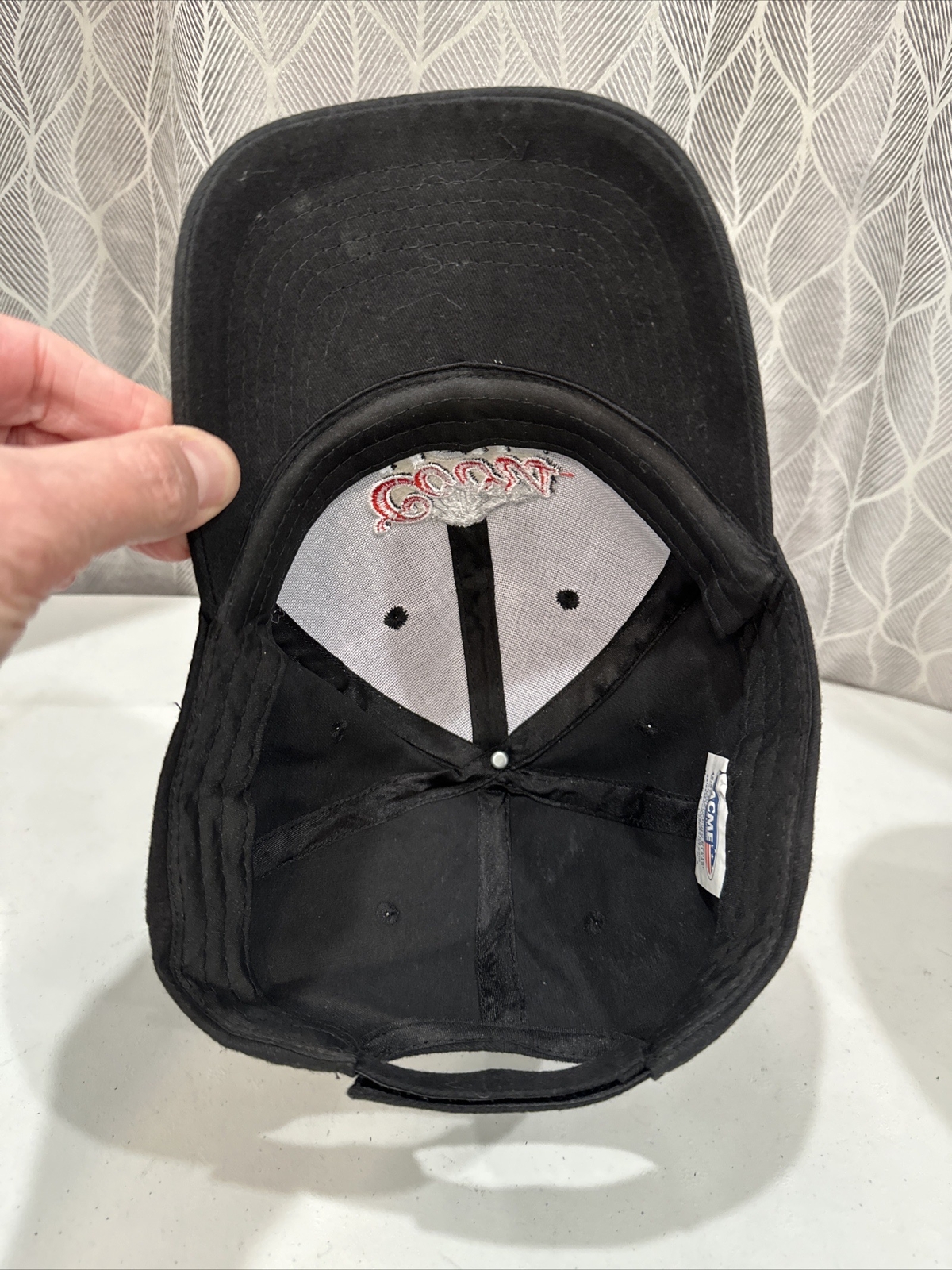 Coors Light Hook and Loop Strap Black Hat