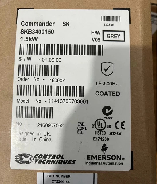 1PCS Brand New EMERSON SKB3400150 Servo Driver in box