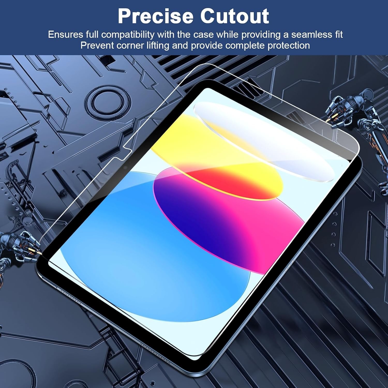 AVOAR 2 Pack Screen Protector for iPad 11th A16 2025 & 10th Generation BLACK