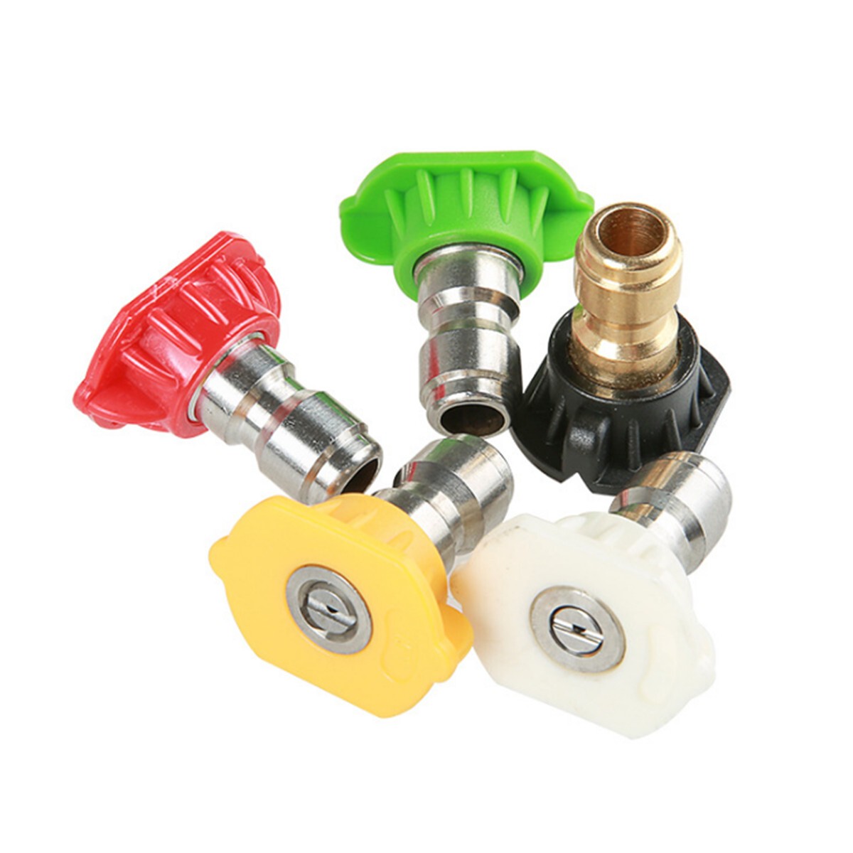 5pcs Pressure Washer Spray Tips Nozzles High Power Kit Quick Connect 1/4" Set