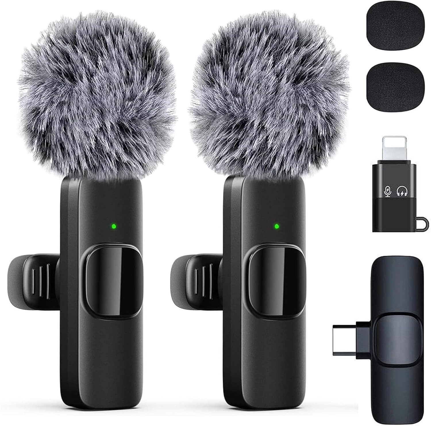 Professional Wireless Lavalier Microphone for Iphone, Ipad, Android Phone, Mini