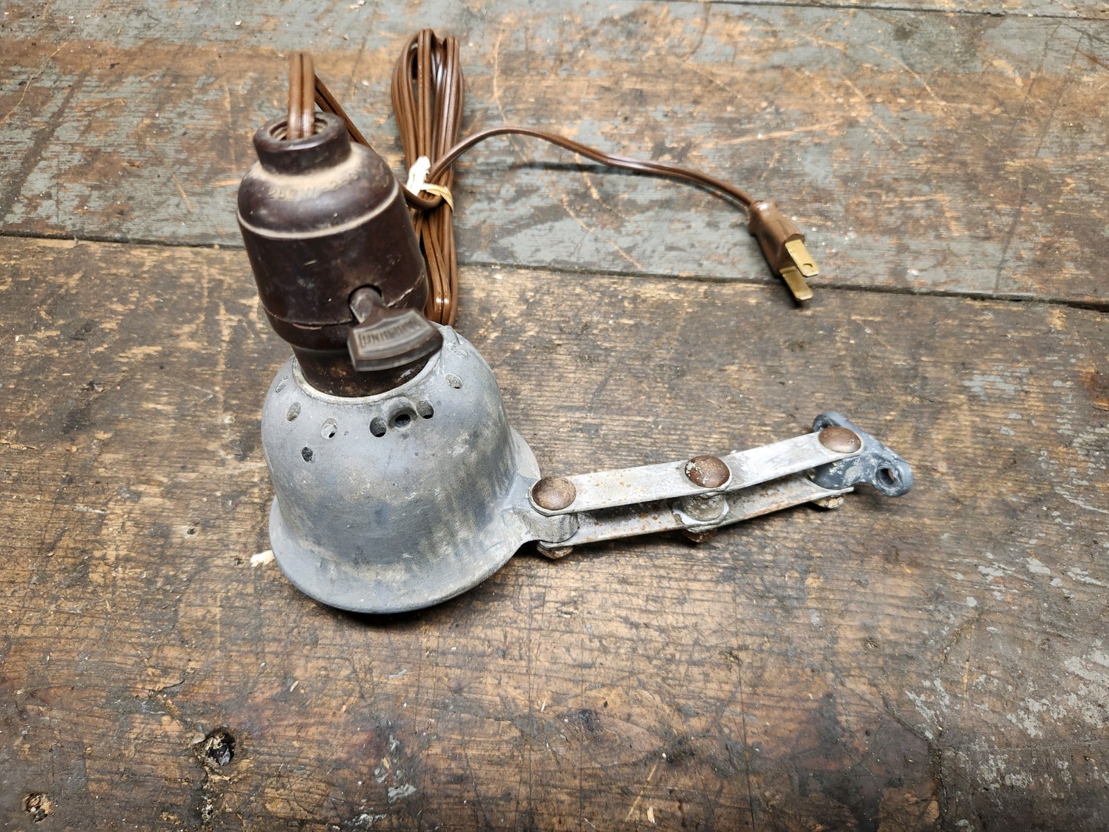 Vintage Delta Rockwell Work Light Task Lamp Scroll Saw Band Saw Drill Press