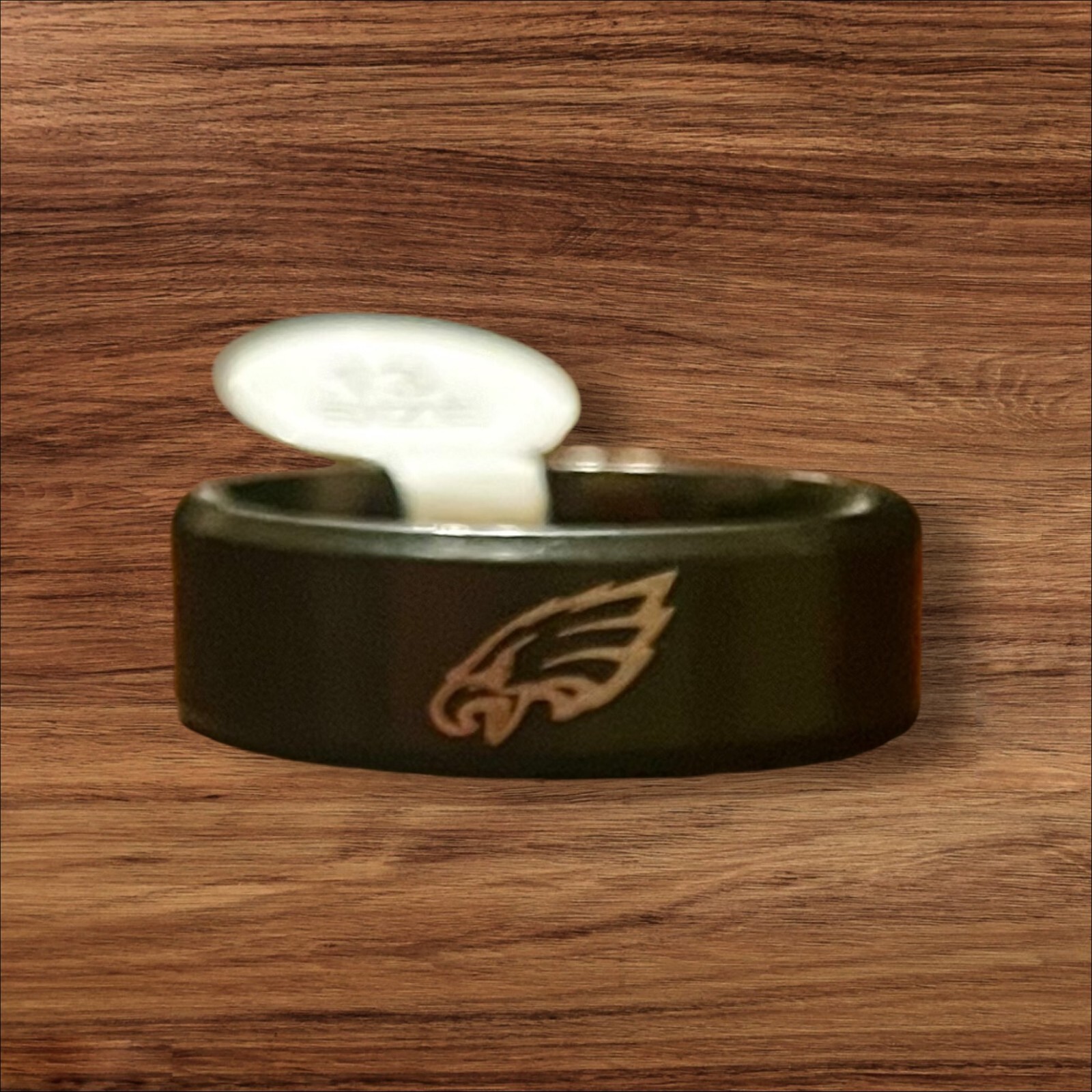 Philadelphia Eagles Mens titanium ring. wedding ring. unique gift