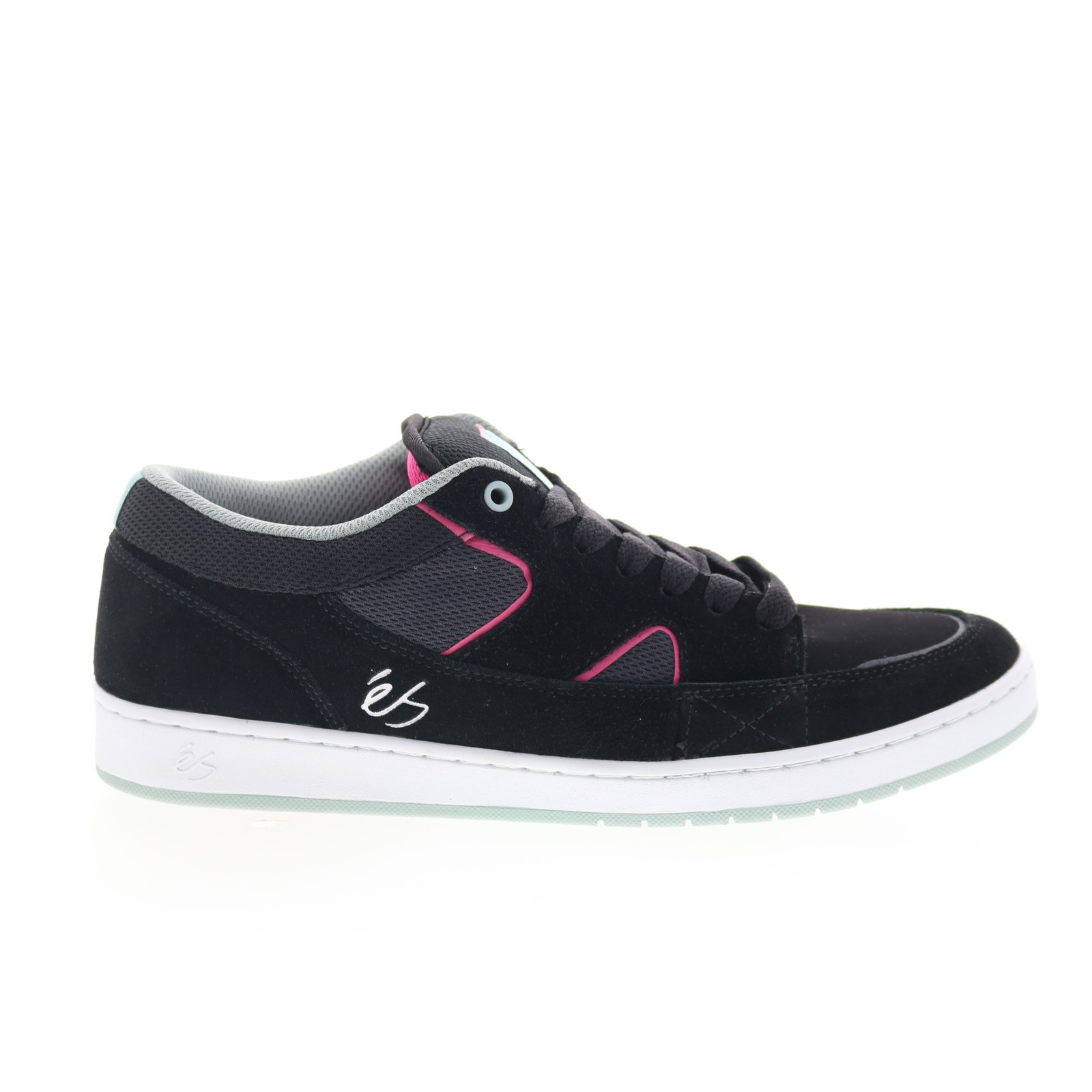 ES Sophisto 5101000211570 Mens Black Suede Skate Inspired Sneakers Shoes