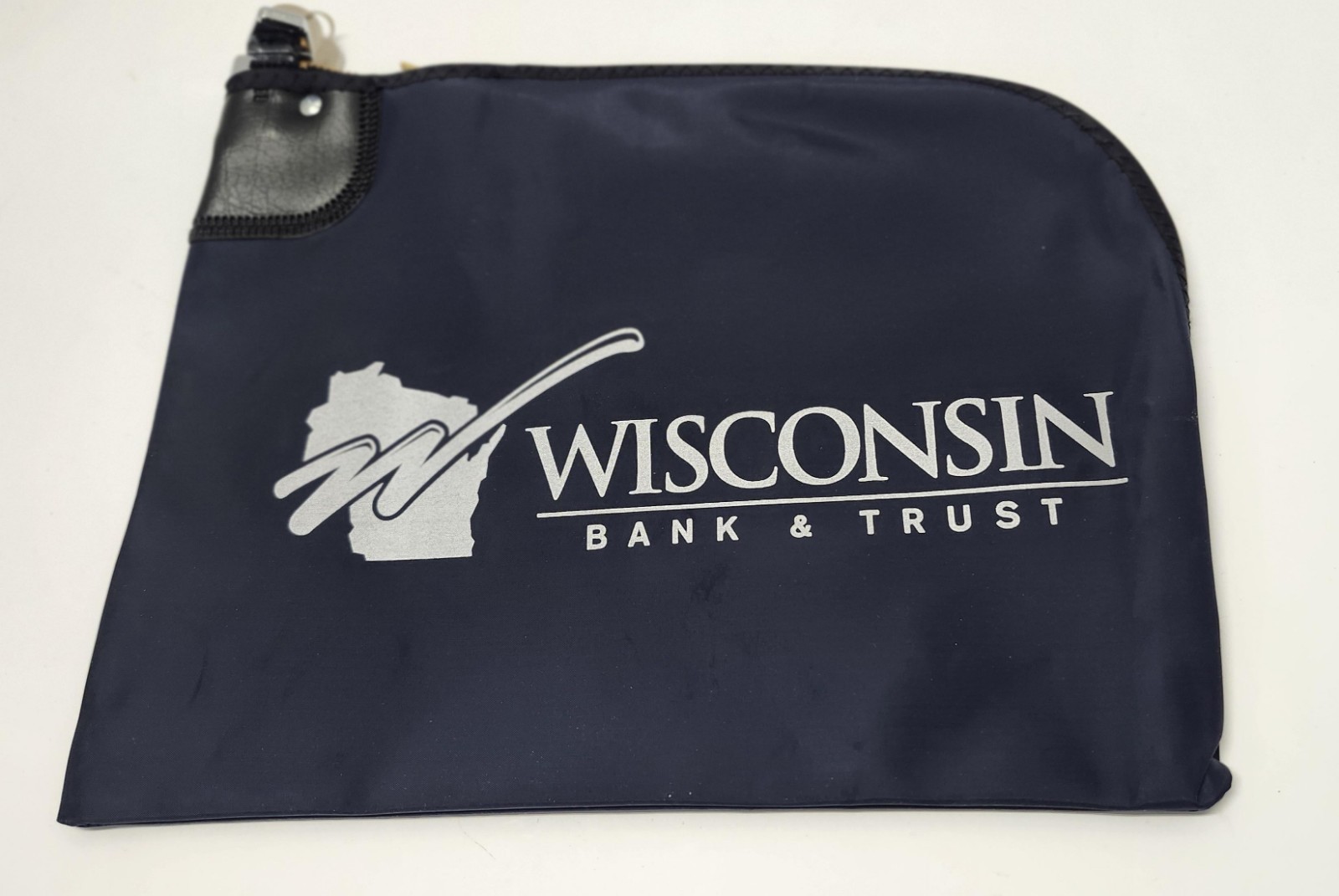 Waterproof Cash Bag/Bank Bag, Zips with Lock and 2 Keys. Unused. 12” x 10”