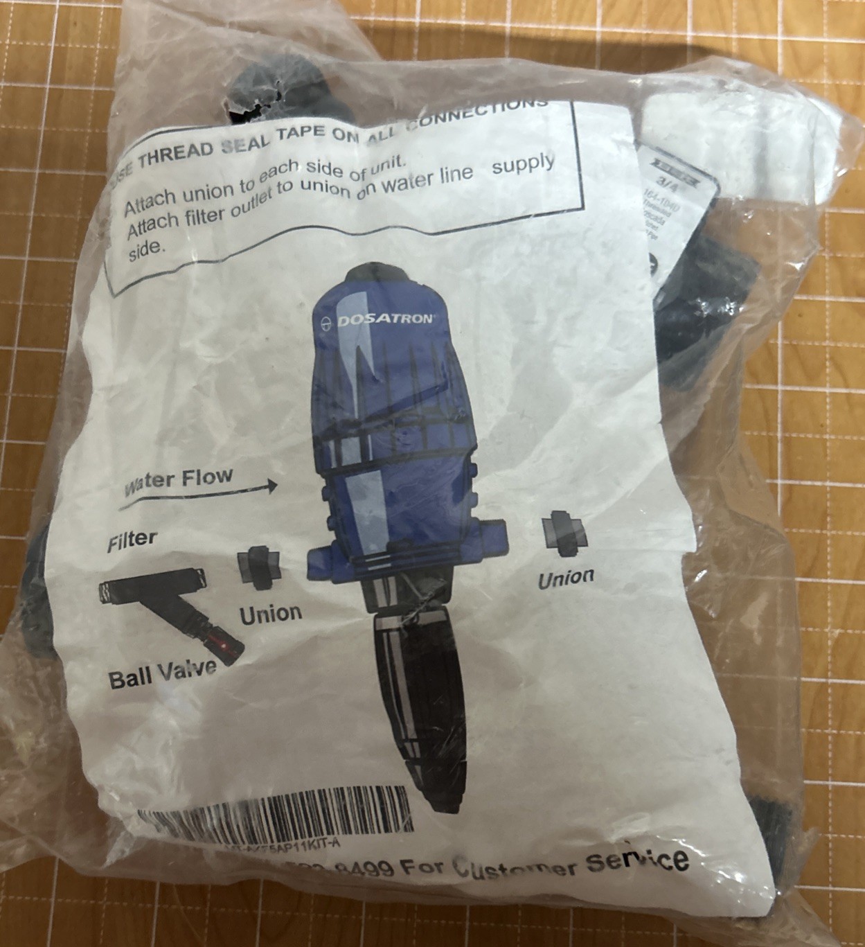 DOSATRON 3/4 FILTER HOOK UP KIT PART# AKF5AP11KIT-A New