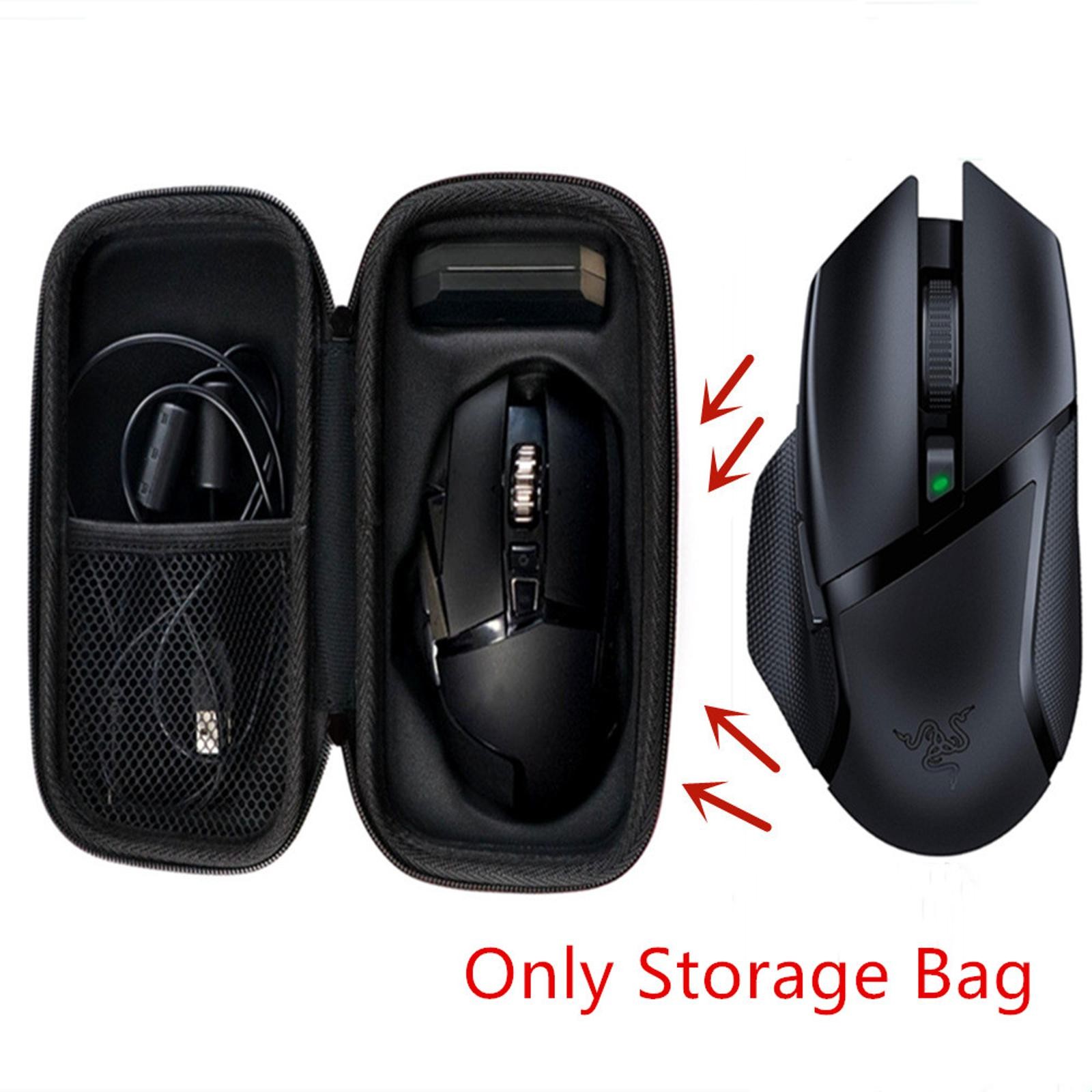 Hard Carring Case Storage Bag For Razer Basilisk X Hyperspeed Wireless Mouse