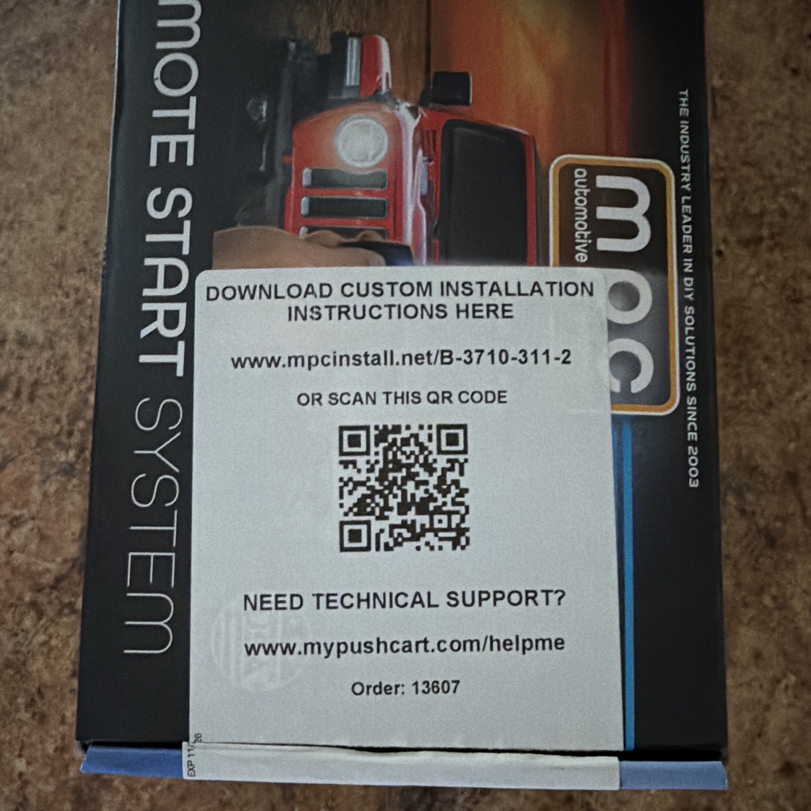 Remote Car Starter For 2014-2015 Kia Optima - Key To Start