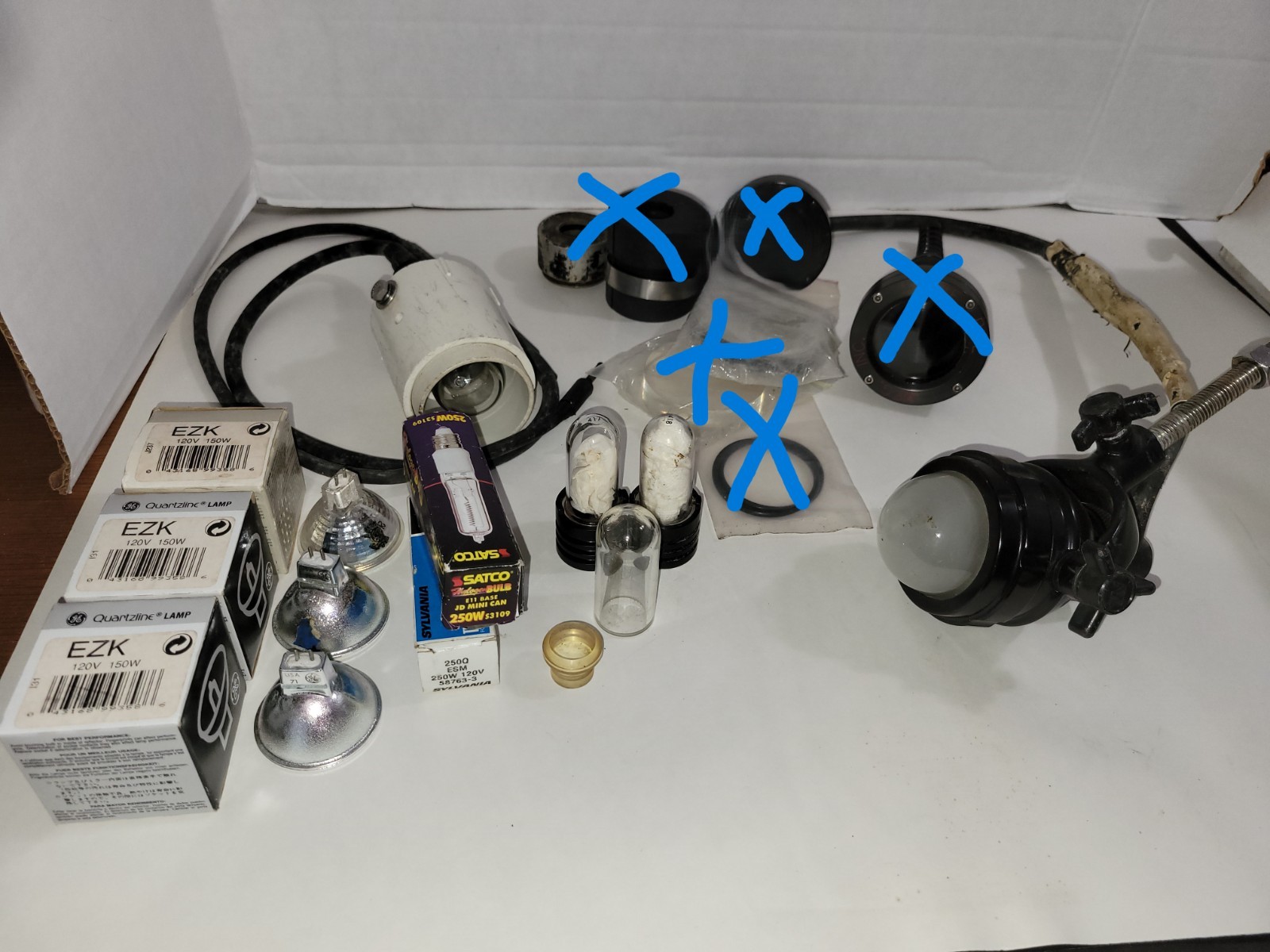 Underwater Lighting Misc Parts - Housings - Bulbs - Globes -Aqua Beam