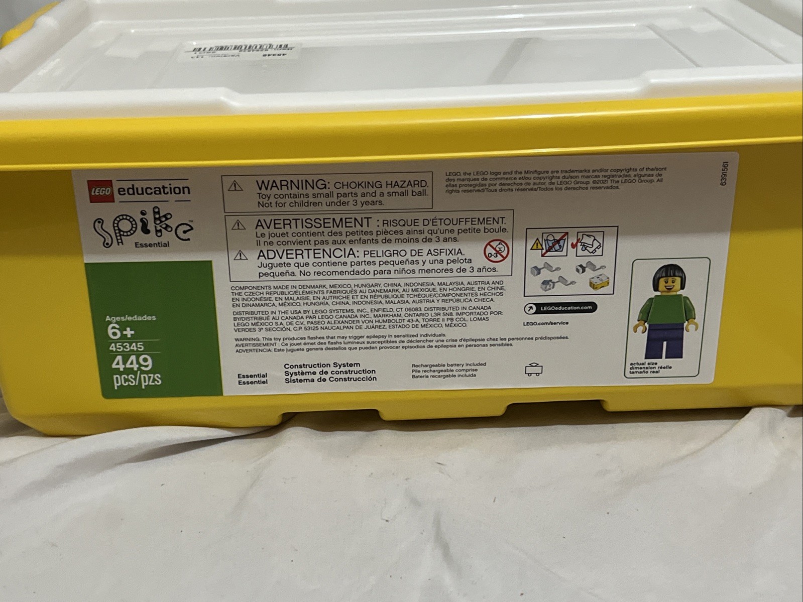 LEGO Education Spike Essential 45345 Complete, Tested, Need Replacement Battery